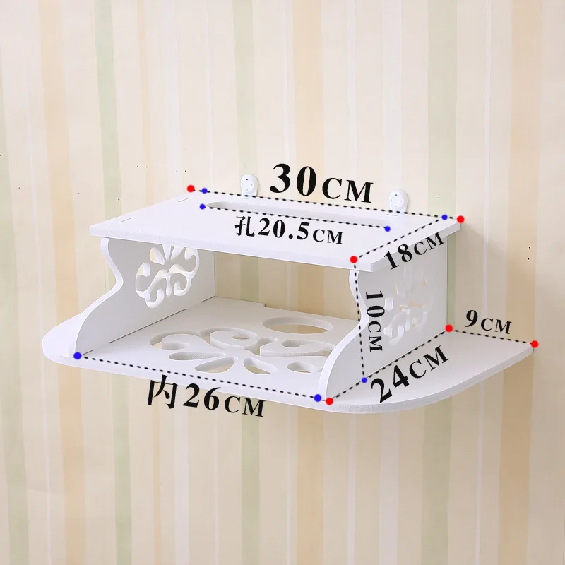 Спальня ТВ компьютерной приставки к телевизору рамка Простой современной гостиной настенные настенный держатель для туалетнных принадлежностей ящик для хранения маршрутизатора удар