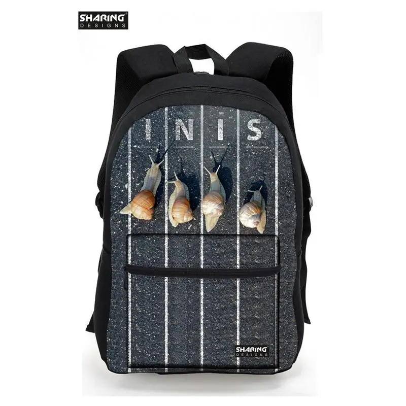 New Children School Bags Cute Pet African snail game Printed Backpack For Teenagers Boys Girls Kids