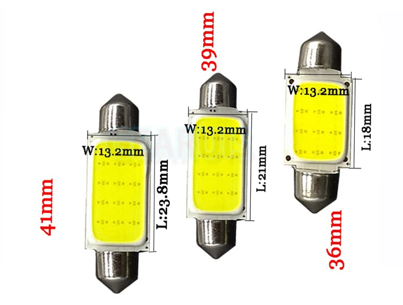 Festoon C5W COB Chip 12 LED 31 мм 36 39 41 Автомобильный свет гирлянда для салона Dome adaptador 12V|12v led