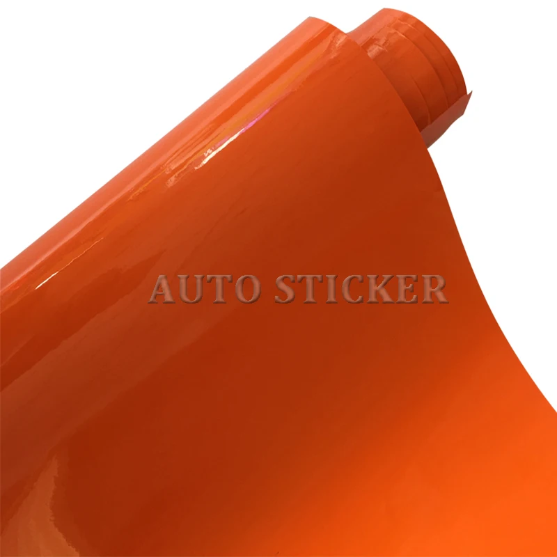 orange glossy film