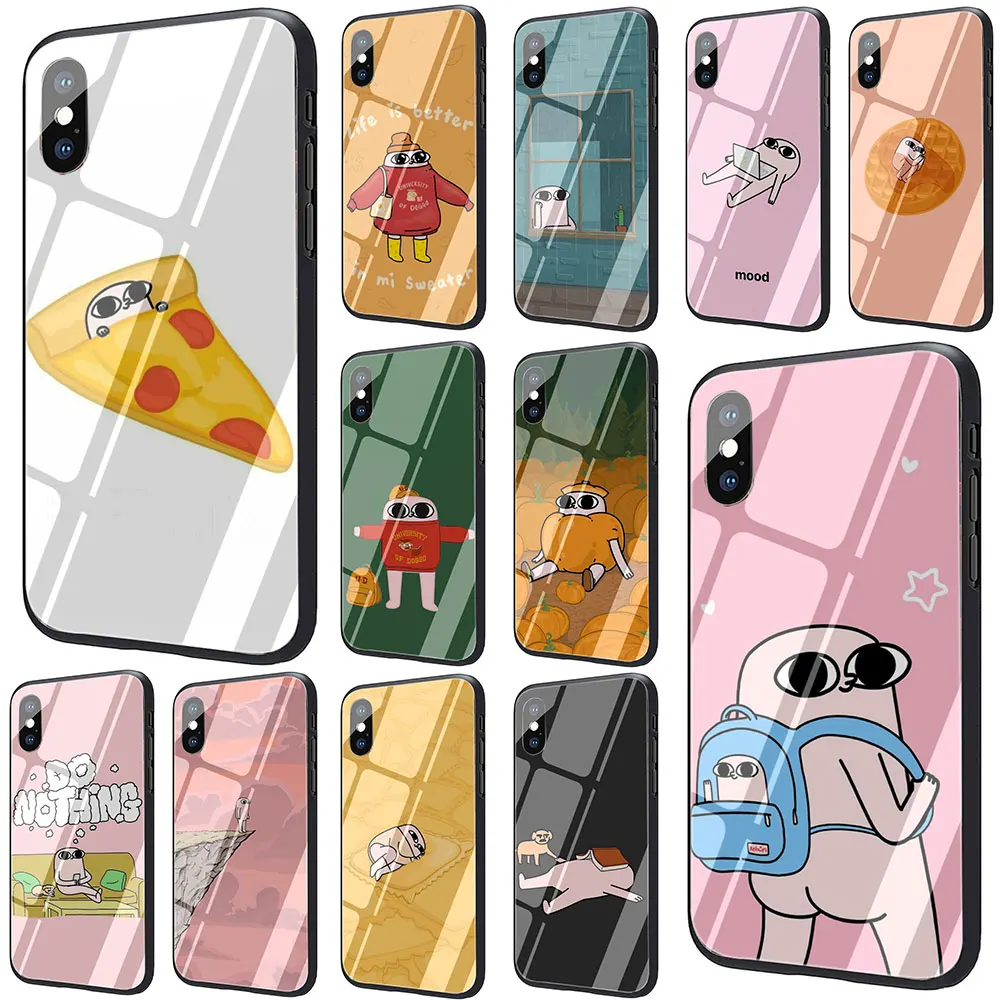 

ketnipz Tempered Glass Phone Cover Case for iPhone 11 Pro 6 6S Plus 7 8 Plus X XS XR XS Max