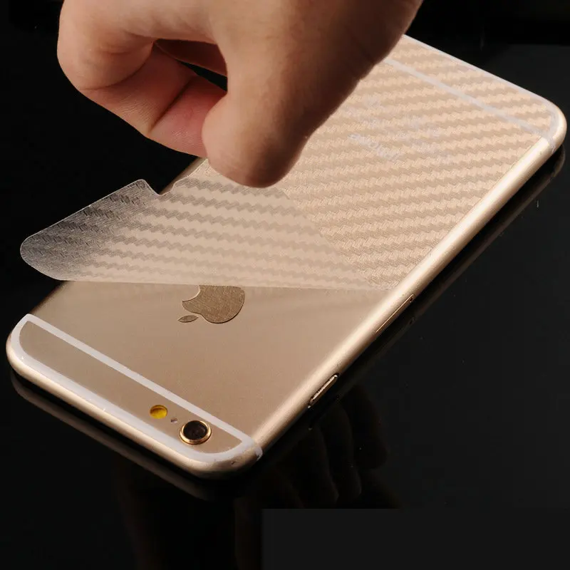 

Back Carbon Fibre Film Cell Phone Stickers for Iphone 7 8 Plus X XR Xsmax XS Adesivos Accessories Phone Decal Sticker for Phone