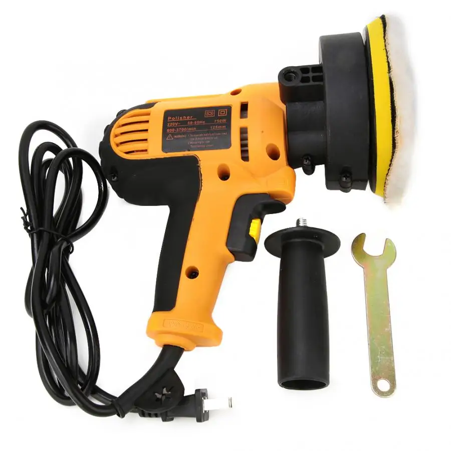

Planar Polisher 220V 750W High Speed Adjustable Car Polisher Electric Buffing Polishing Waxing Machine CN Plug