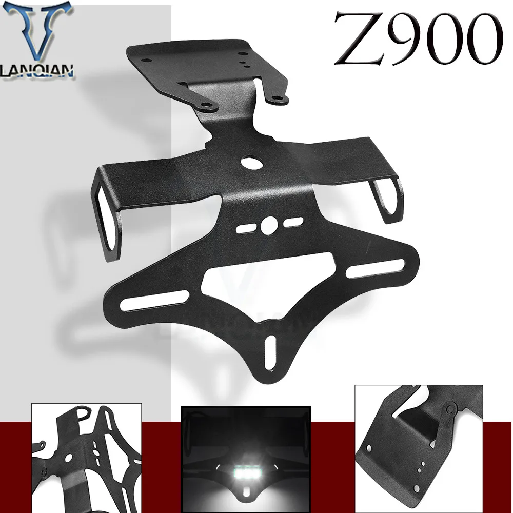

Motorcycle Fender Eliminator License Plate Frame Number Plate Holder Tail Tidy For Kawasaki Z900 Z 900 2017 2018