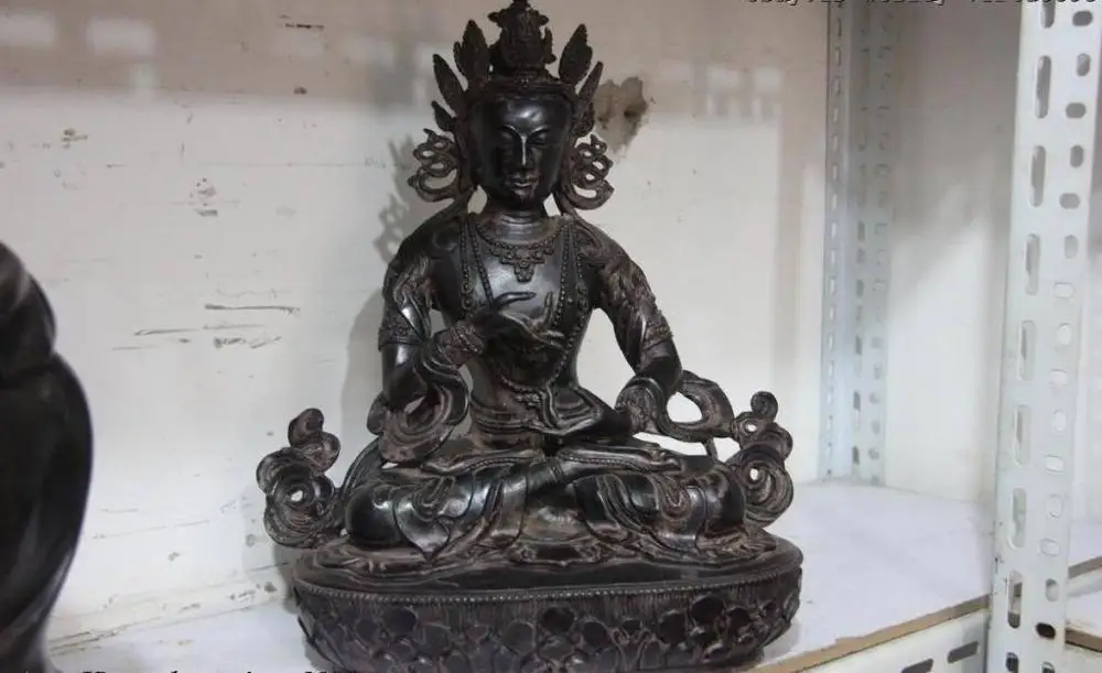 

Tibet Buddhism Temple Copper Bronze Vajradhara Vajrasattva GuanYin Buddha Statue