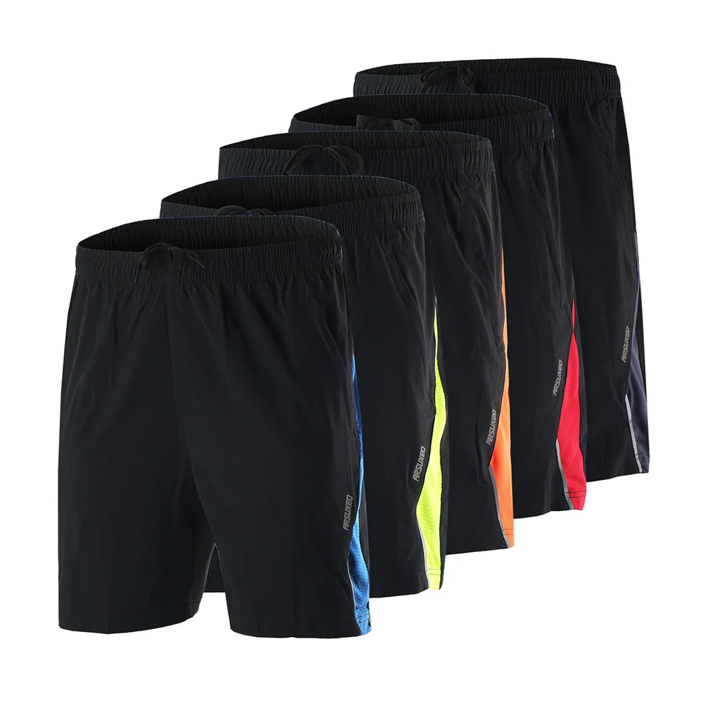 ARSUXEO Mens Sports Running Shorts Training Soccer Tennis Workout GYM Shorts Quick Dry Outdoor Jogging Elastic Shorts