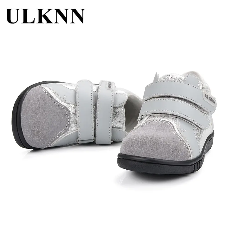 Кроссовки детские из натуральной кожи с блестками на плоской подошве|children casual