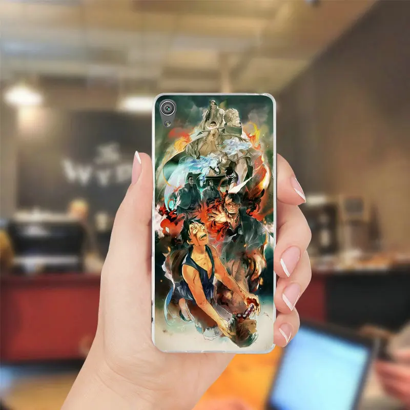 Цельный прозрачный мягкий ТПУ чехол для мобильного телефона Roronoa Zoro sony Xperia Z Z1 Z2 Z3