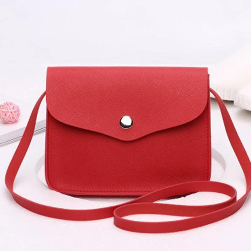 جديد البسيطة المرأة حقيبة كتف crossbody حقيبة عالية الجودة بو الجلود النساء حقيبة عارضة بسيطة النساء حقائب حقيبة