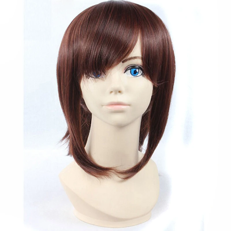 

Clip Ponytail +Hair Cap+Attack On Titan Sasha Blouse Auburn Long Natural Wave Synthetic Cosplay Wig For Girls