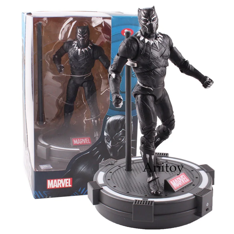 

The Avengers Captain America Illuminati Black Panther PVC Action Figure Collectible Model Toy 17.5cm Marvel legends