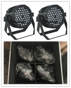 

12 pieces with flightcase Waterproof Dj lighting led par 54x3w 4 in 1 rgbw par 64 led par can light par led 3w