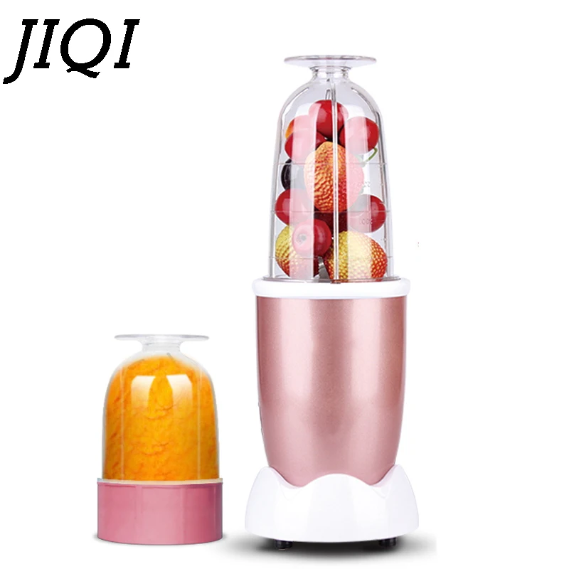 

JIQI Electric MINI Fruit Juice Extractor Orange Squeezer Juicer Baby Food Processor Whisk Mixer Blender Kitchen Meat Grinders EU
