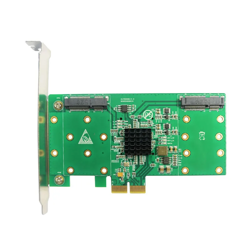  4 mSATA SSD PCI-e 20 Hybrid Controller Karte RAID0 RAID1 RAID10 Marvell 9230 HyperDuo PCI express z