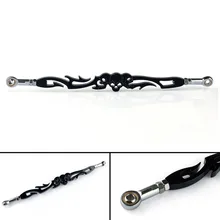 Areyourshop Spear Arrow Type Black For Harley Softail FXDWG Dyna Wide Glide FLHR FLT FLHT Moto