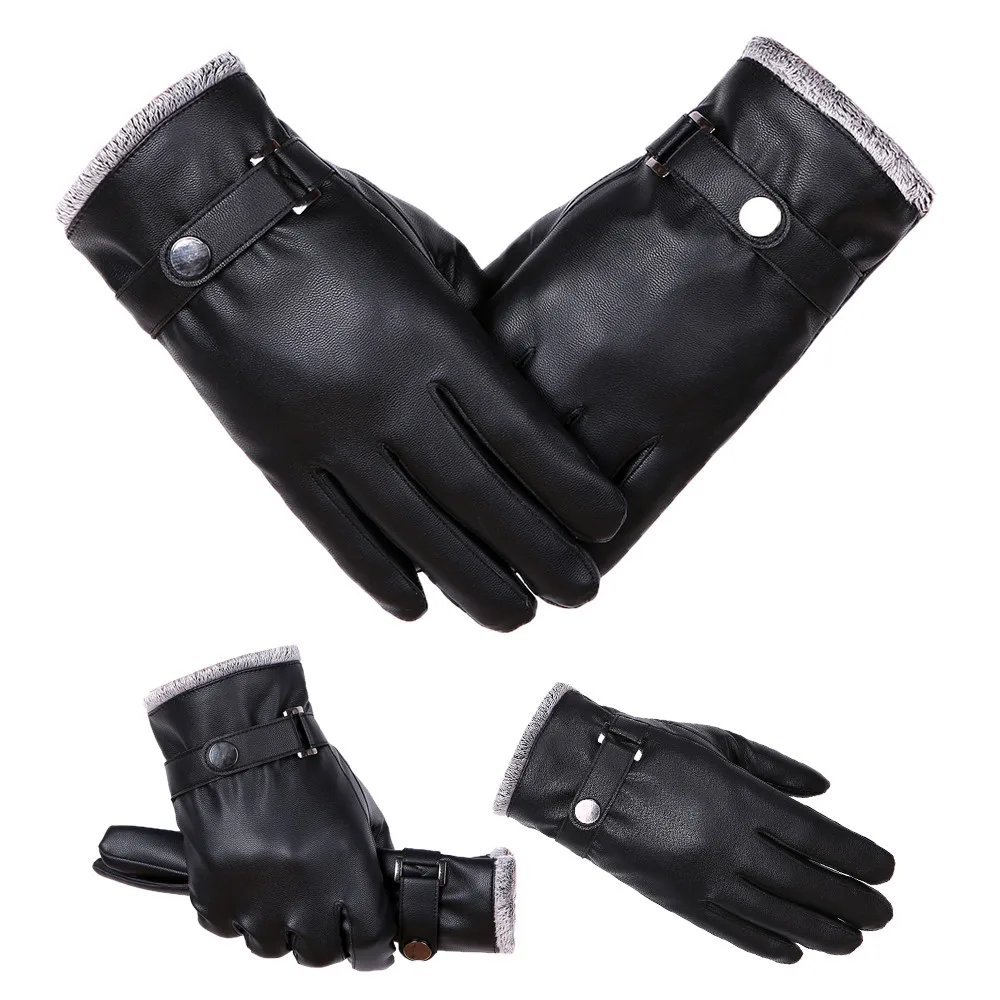Men's Gloves Windproof Waterproof Bicycle Leather Slip Plus Velvet Thickening Gloves Outdoor Warm sale items HX0212 Men's Gloves Windproof Waterproof Bicycle Leather Slip Plus Velvet Thickening Gloves Outdoor Warm sale items HX0212