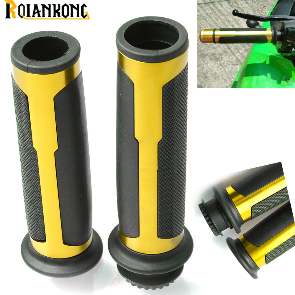 

Motorcycle 22mm 7/8 HandleBar Motorbikes PVC Rubber Hand Grips FOR YAMAHAYZF-R6 FZ1S FZ6S XJR400 XJR1200 XJR1300 XJ600 XJ6