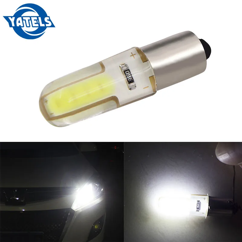 1 шт. новые BA9S 233 T4W T11 COB led силикагель Водонепроницаемый светильник габаритный