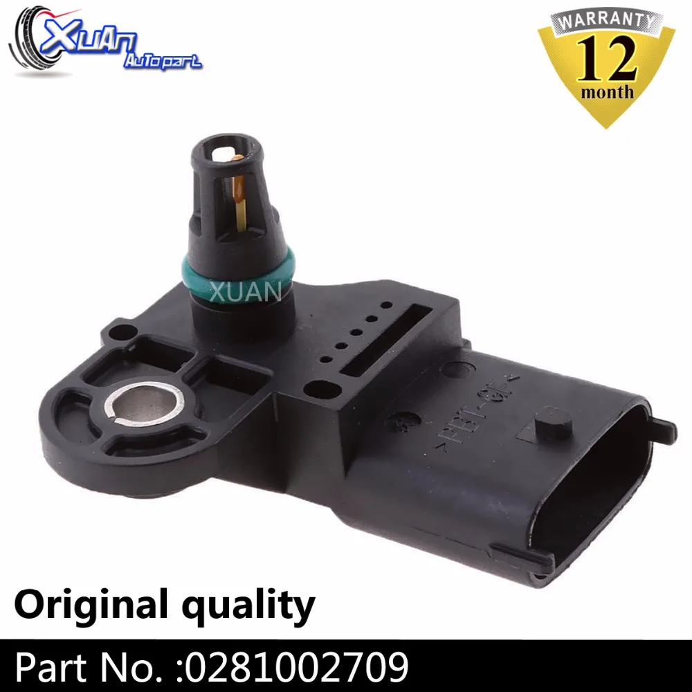 

XUAN 0281002709 Boot Intake Air Turbo Manifold Pressure MAP Sensor For Renault Grand Scenic Laguna Megane II Suzuki Grand Vitara