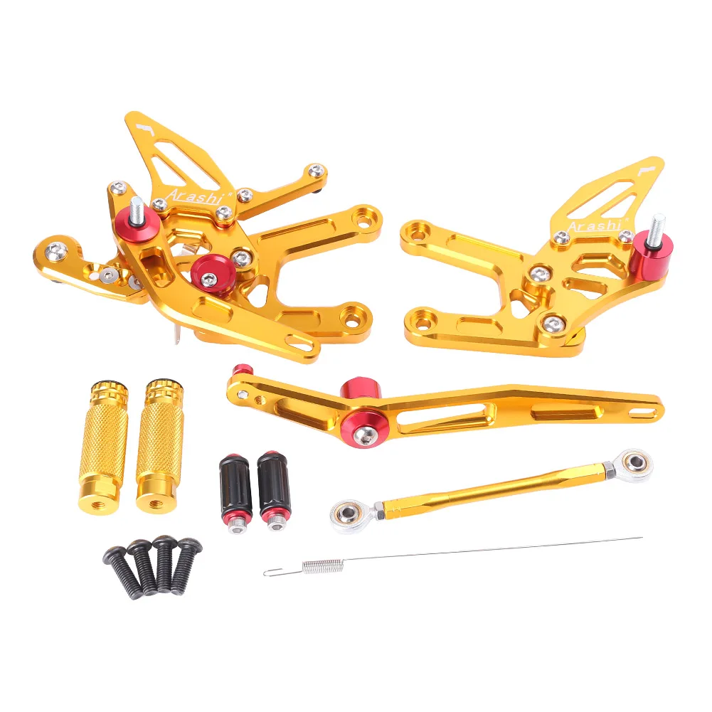 CNC мотоцикл Регулируемая Rearset подножки подножка педаль для YAMAHA YZF-R6 YZF R6
