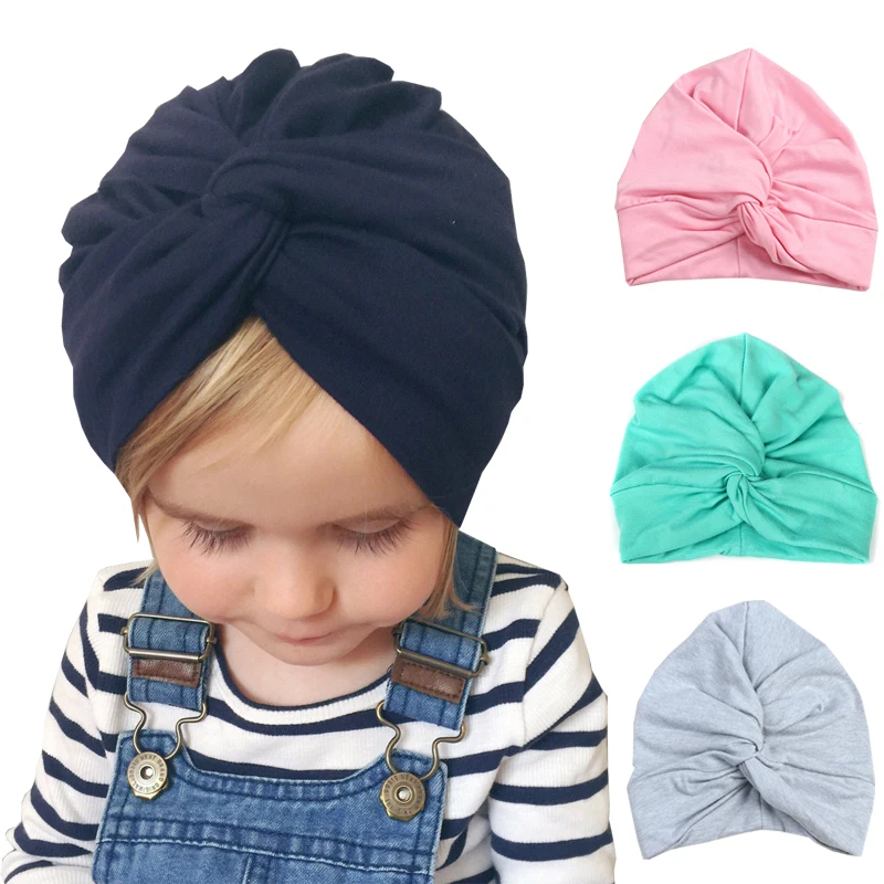stirnband elastische turban beanie mütze blume haarband knoten nylon