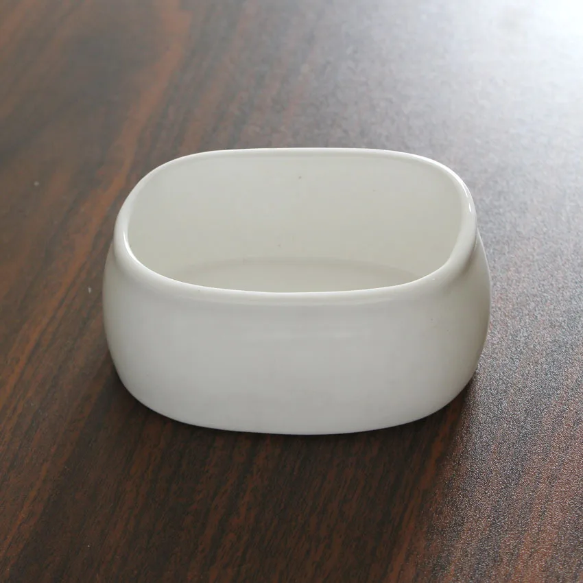 High grade square ceramic sugar bowl / condiment bottles ceramic