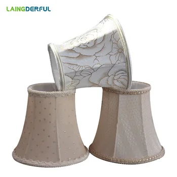 

Modern Luxury Fabric Lamp Shade 3 Colors Nordic Style Cloth Light Shade For Chandelier Wall Light E14 Base Art Deco Lampshade