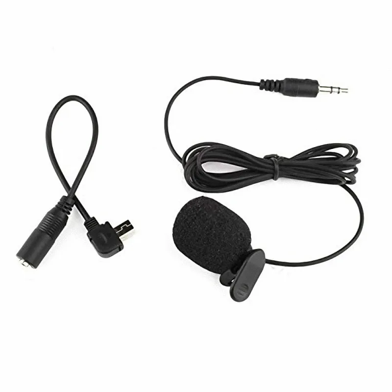 Wrumava для GoPro Hero 3 + 4 5 Аксессуары микрофонный адаптер Mini USB стерео аудио кабель мм с