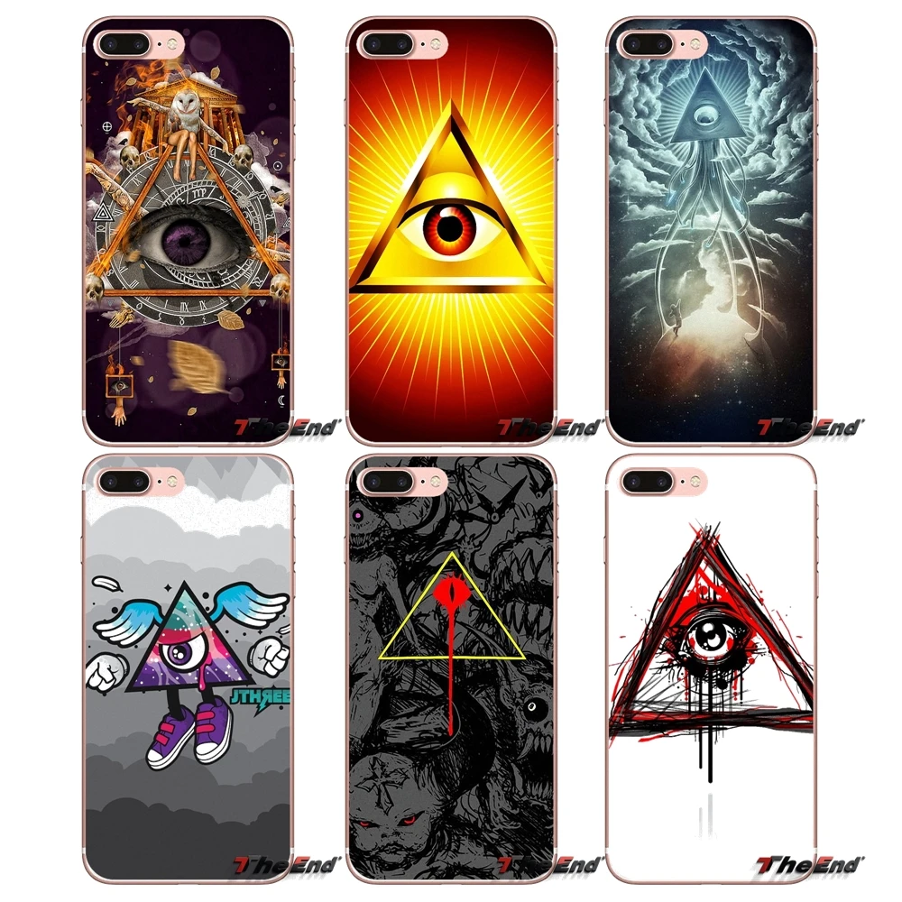 Для iPhone X 4 4S 5 5S 5C SE 6 6S 7 8 Plus Samsung Galaxy J1 J3 J5 J7 A3 A5 2016 2017 чехол с рисунком треугольника