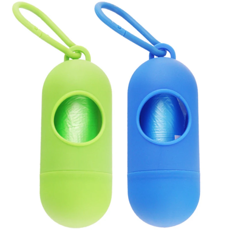 

1 pcs Pet Pooper Bags Dog Material dispenser Waste Bags with Poop Bags Dispenser Pets Garbage Cleaning supplies multiple colour