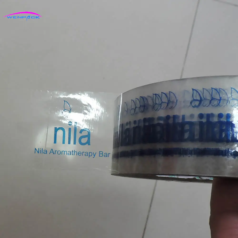 

custom printed logo gift tape/print logo on packaging adhesive tape for packing box/45mm x 100M