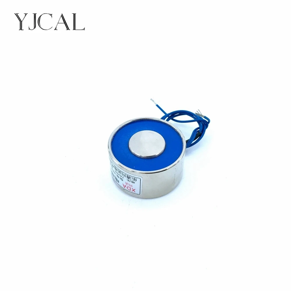 Segurando Elétrica Otário Eletroímã dc 12v 24v Sucção-copo de Levantamento Cilíndrico 80kg Gálio Metal China Yj50 42