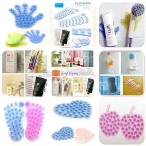 

Fashion Lovely Shape Magic Plastic Sucker Double-sided Bathroom Accessories Sanitary Ware Accessories for Bathroom