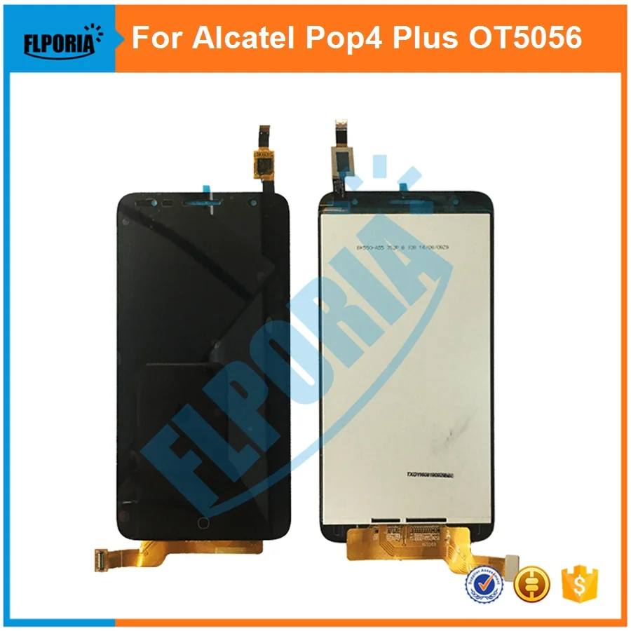 

Black For Alcatel One Touch Pop4 Plus 5056a 5056 OT5056 OT-5056 LCD display + Touch screen digitizer Assembly