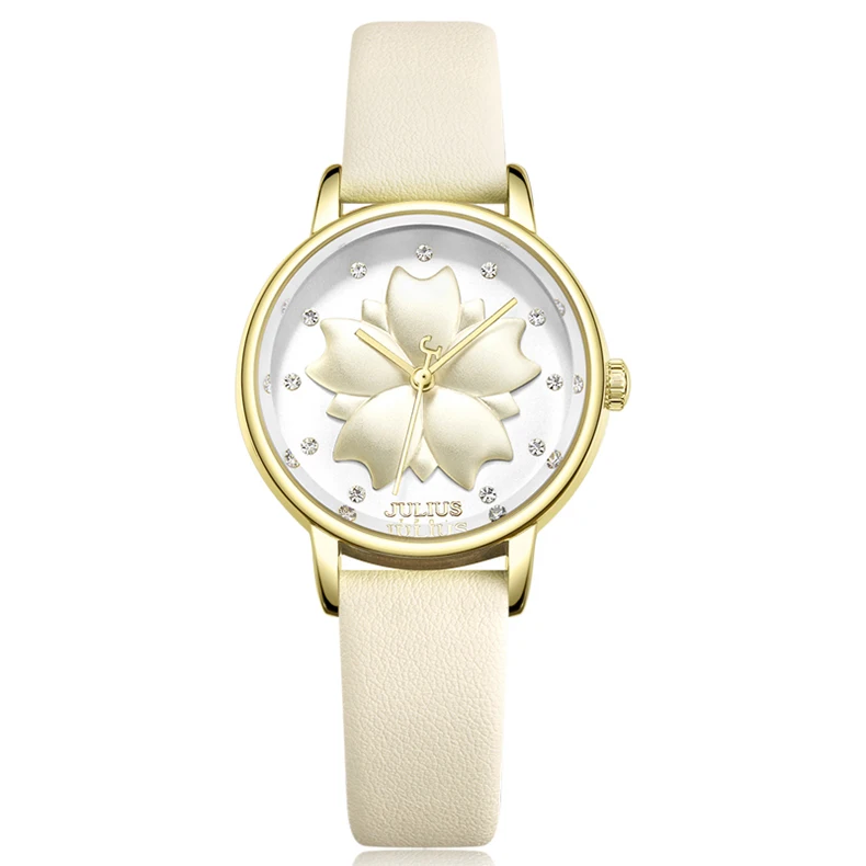 da marca de luxo pulseira couro relógio
