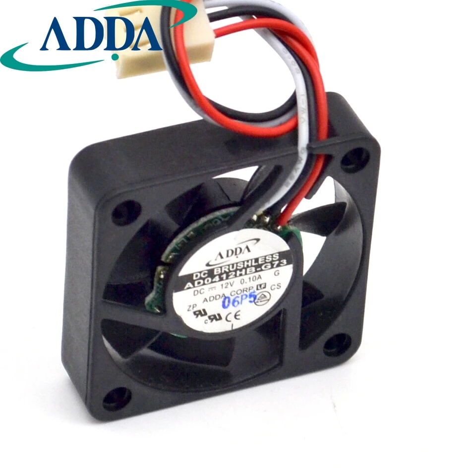 

ADDA New AD0412HB-G73 12V 0.10A 4CM 4010 ultra-quiet fan for 40*40*10mm