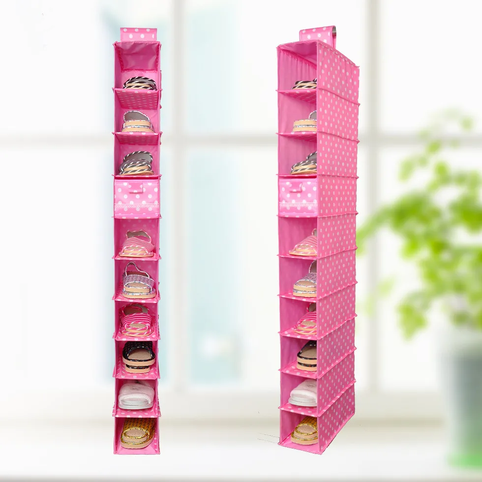 Organizadores Vacuum Bag Box Washable Color Organizer Collection Hanging Accessory Shelves, 10-shelf Closet or Shoe Organizer