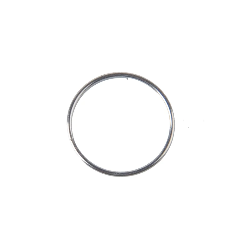 

100 pcs Silver Large Round Buckle Connectors Crystal Prisms Of Chandelier Lamp Parts Connector