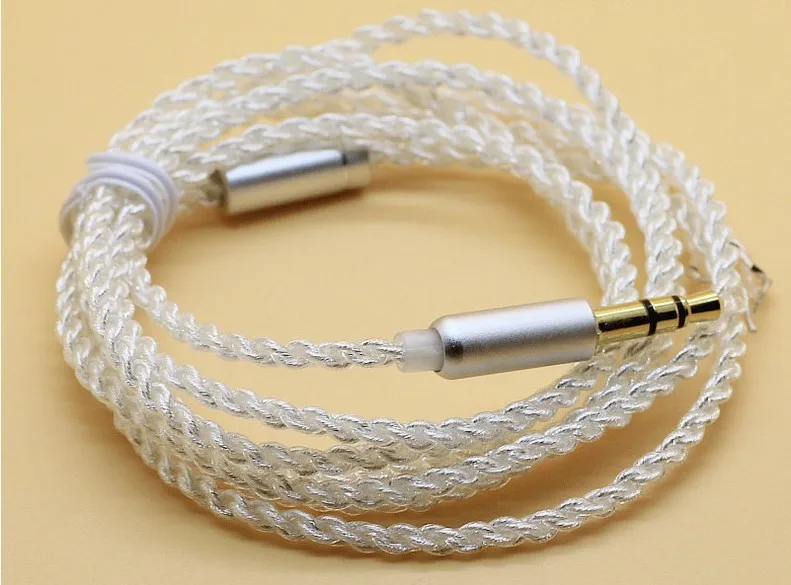 

UE900 headphones silver plated wire Single crystal copper headphone cable