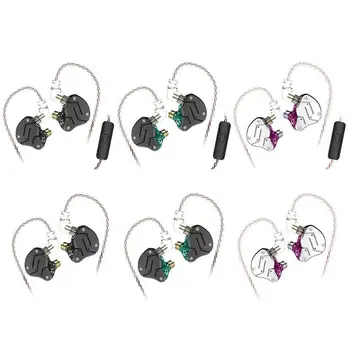 

KZ ZSN 1DD+1BA Armature Dual Driver Earphone Detachable In Ear Audio Monitors Noise Isolating HiFi Music Sports Earbuds