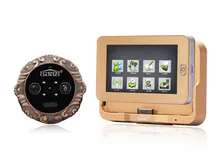 WIFI P2P IP Cámara De La Puerta de Intercomunicación Timbre de la Puerta Espectador de La Puerta Inteligente Soporte APP Control Remoto inalámbrico Timbre de La Puerta De Intercomunicación De Alarma PIR M
