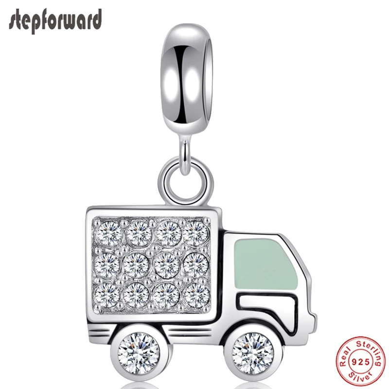 High Quality Popular Handmade Zircon Truck Design Special 925 Sterling