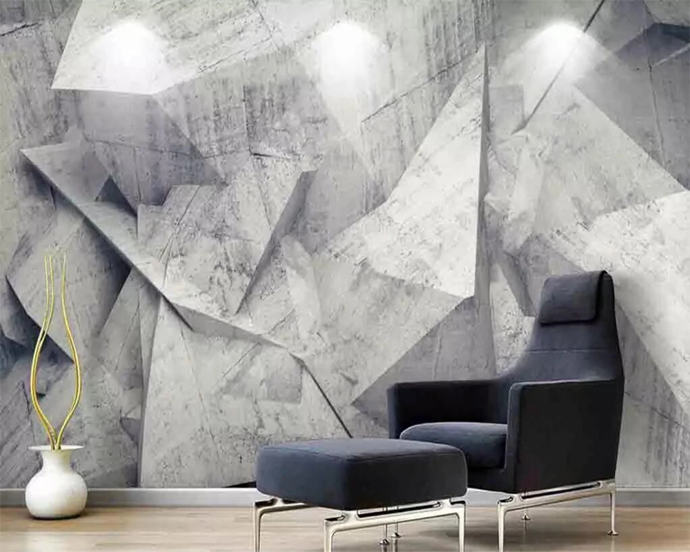 

beibehang Custom 3d wallpaper Nordic minimalistic abstract line geometry 3d mural marble TV background wall papers home decor 3d