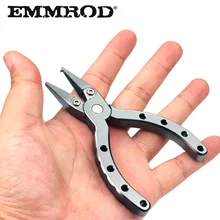 EMMROD Mini Portable 11 5cm 41G Aluminum Fishing Pliers Multifunctional Fishing Scissors Line Cutter Fishing Hook