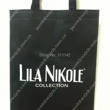 Нетканые Сумки Черный индивидуальный логотип с FedEx 500 шт. в партии