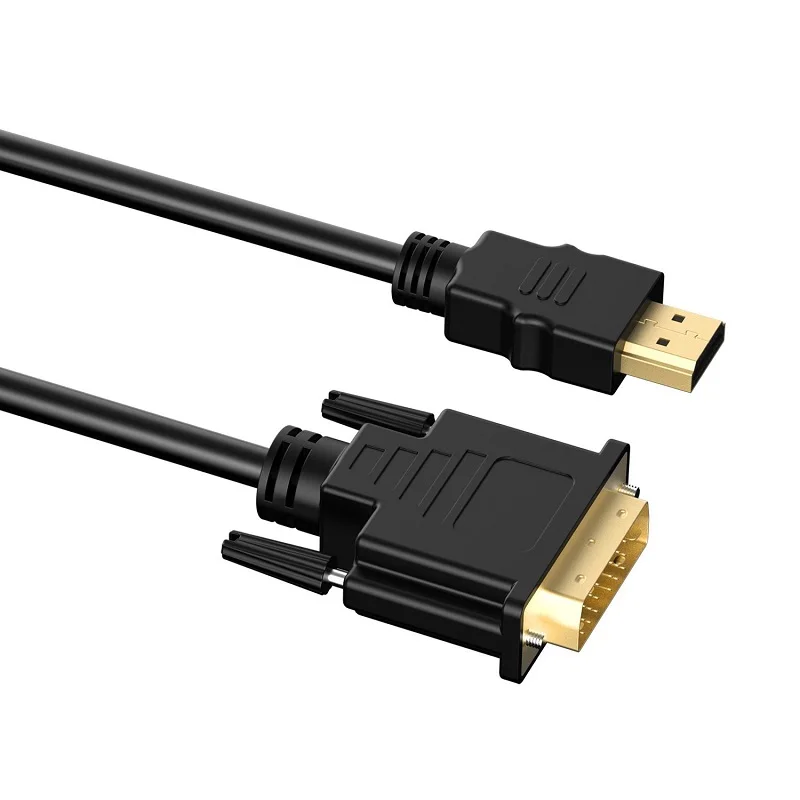 JCKEL HDMI Мужской к DVI двойной D 24+ 1 25 Мужской адаптер 1080P видео конвертер для lcd DVD HDTV xbox PS3 HDMI кабель 1 м 2 м 3 м 5 м