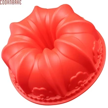 COOKNBAKE DIY одна форма цветка большая силиконовая форма для торта Форма короны d силиконовая Желейная форма для пудинга DIY подарки CDSM-131