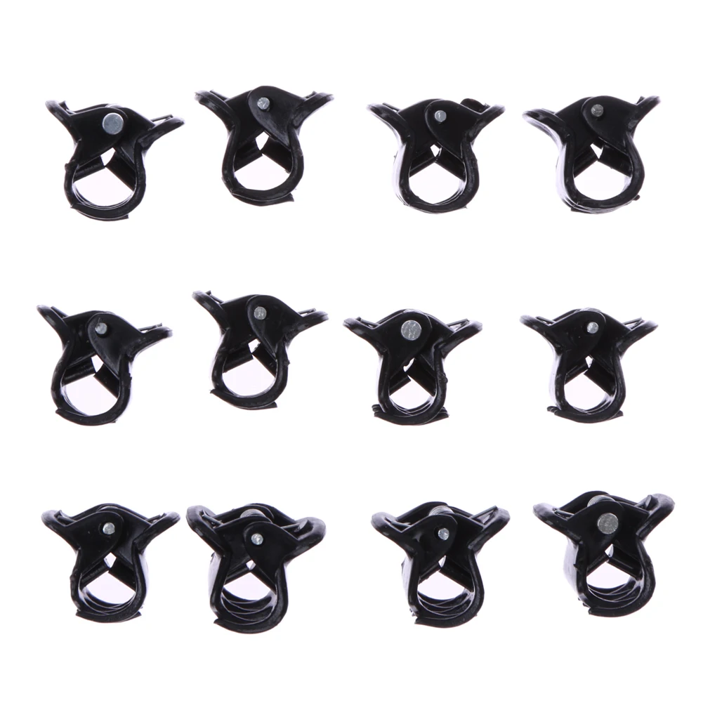 Mini Black Hair Clips Clipper Clamp Plastic 6 Claws Hairpin Hair