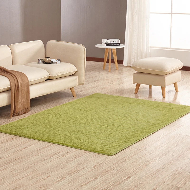 Modern Silk Carpet Living Room Rectangular Coffee Table Sofa Bedside