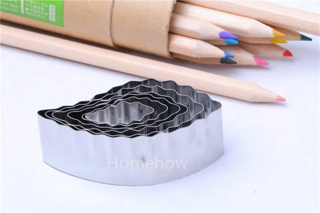 Leaves double cut-outs mold 6 6